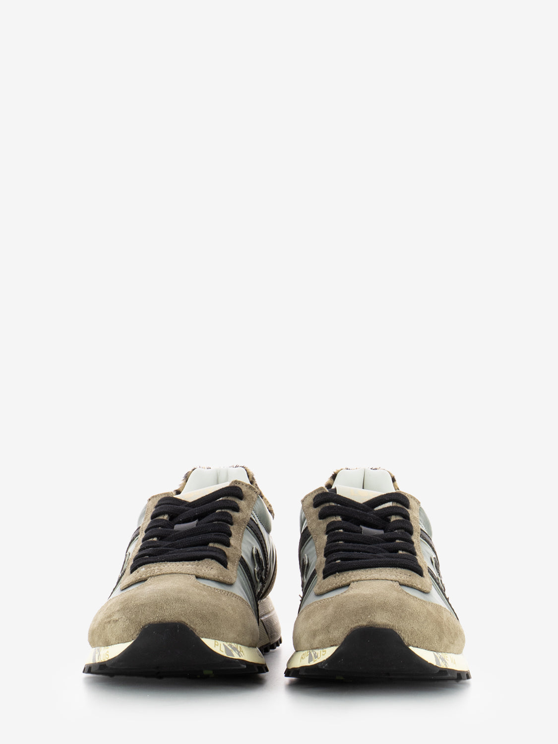 Sneakers Lucyd var.7019 verde / beige