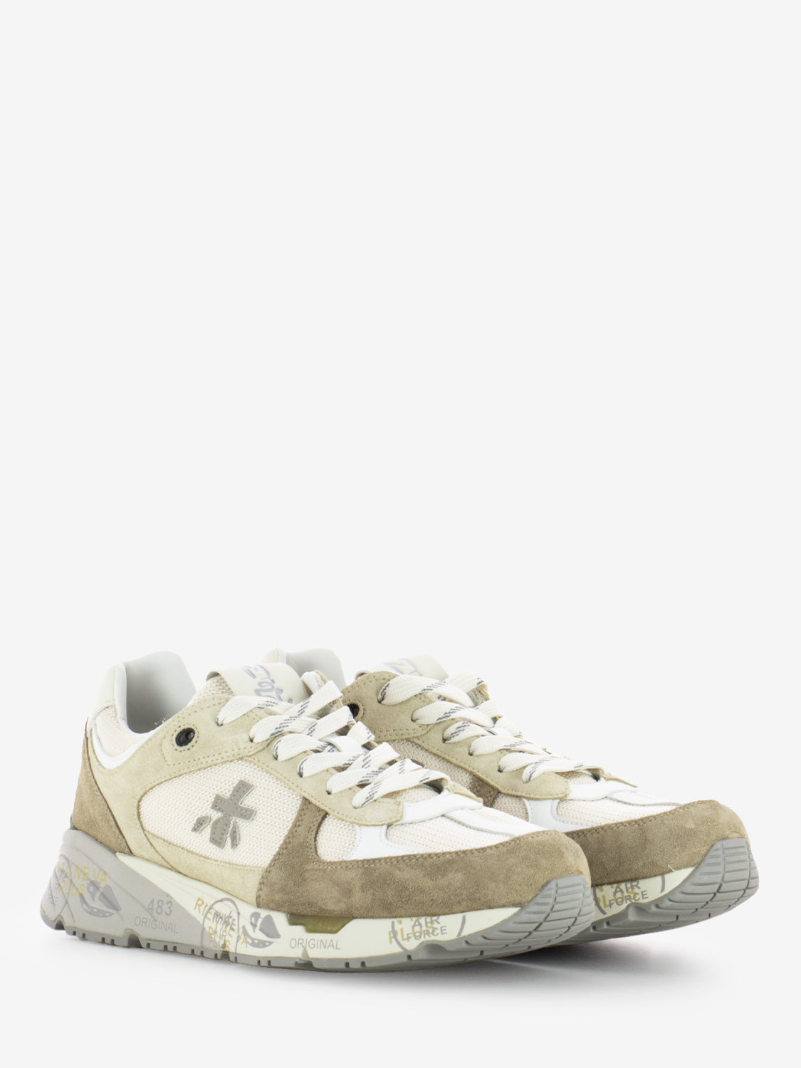 Mase Sneakers white / taupe