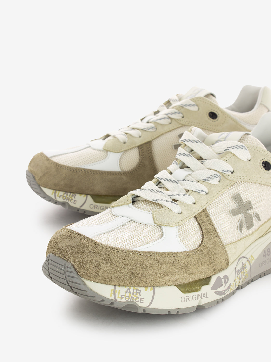 Mase Sneakers white / taupe