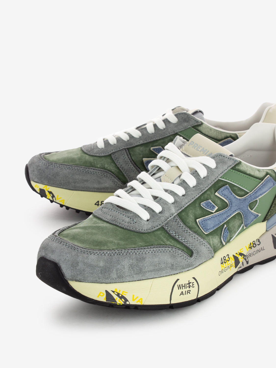 Sneakers Mick green / grey