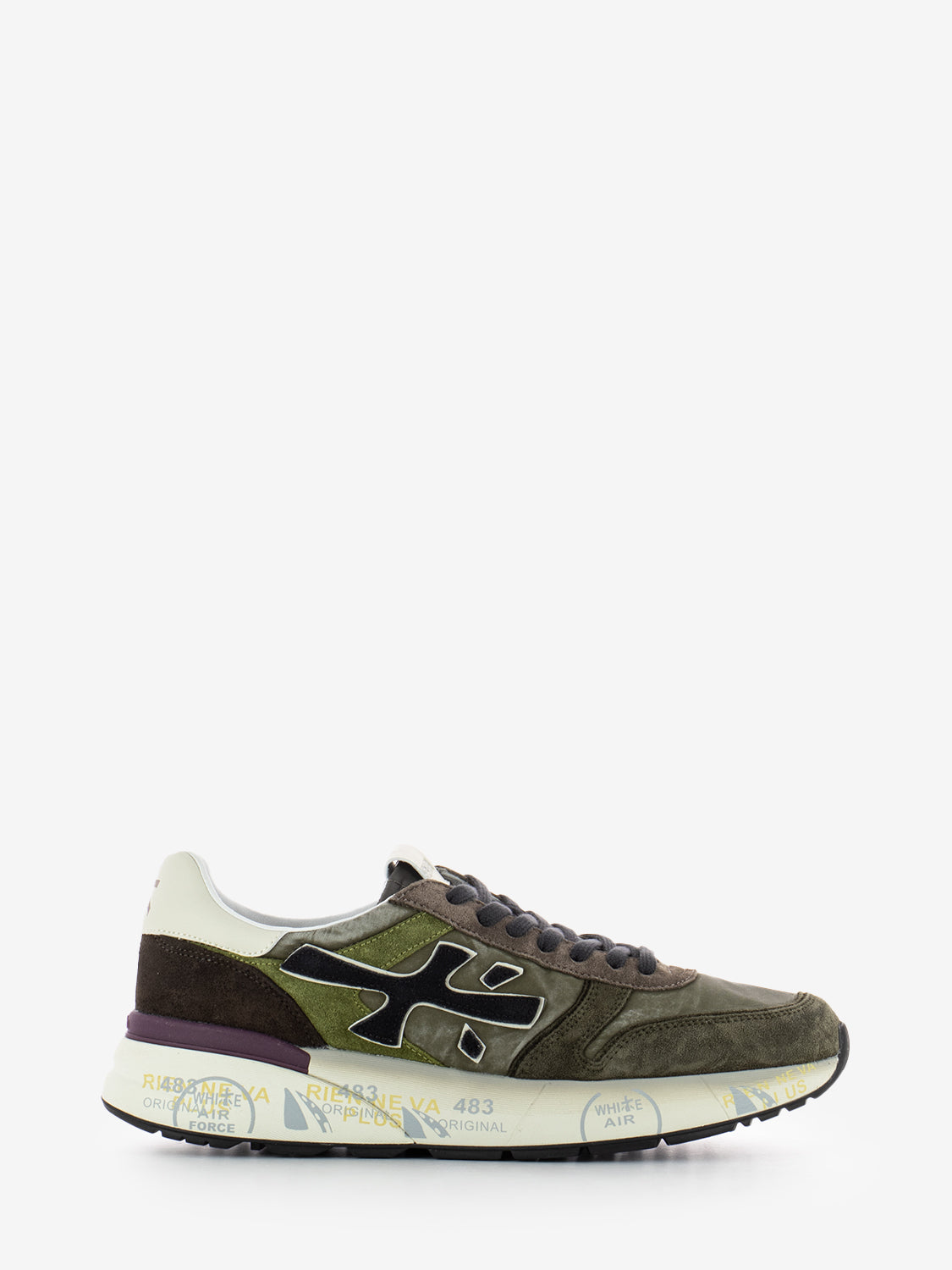 Mick Military green / brown sneakers