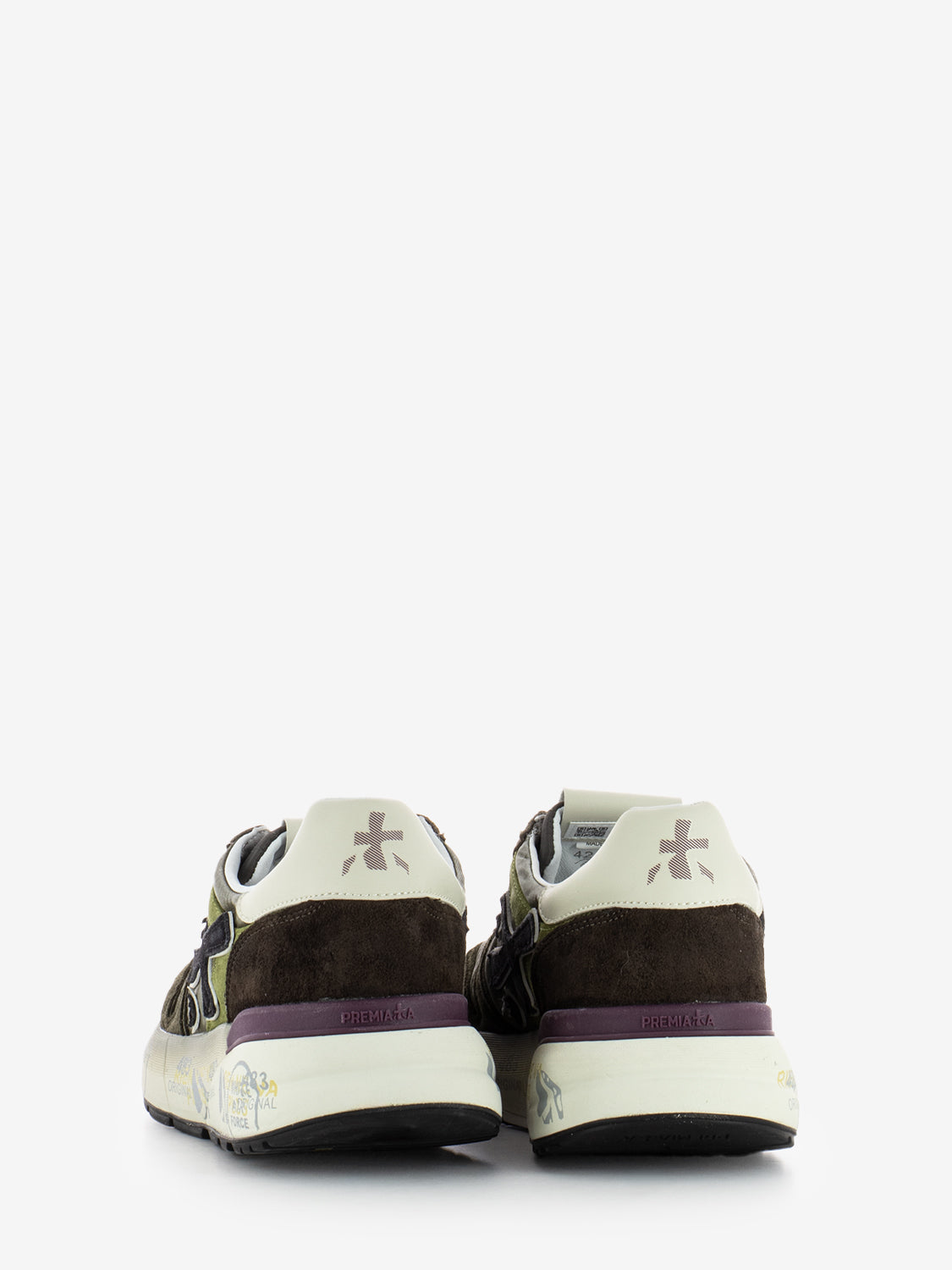 Mick Military green / brown sneakers