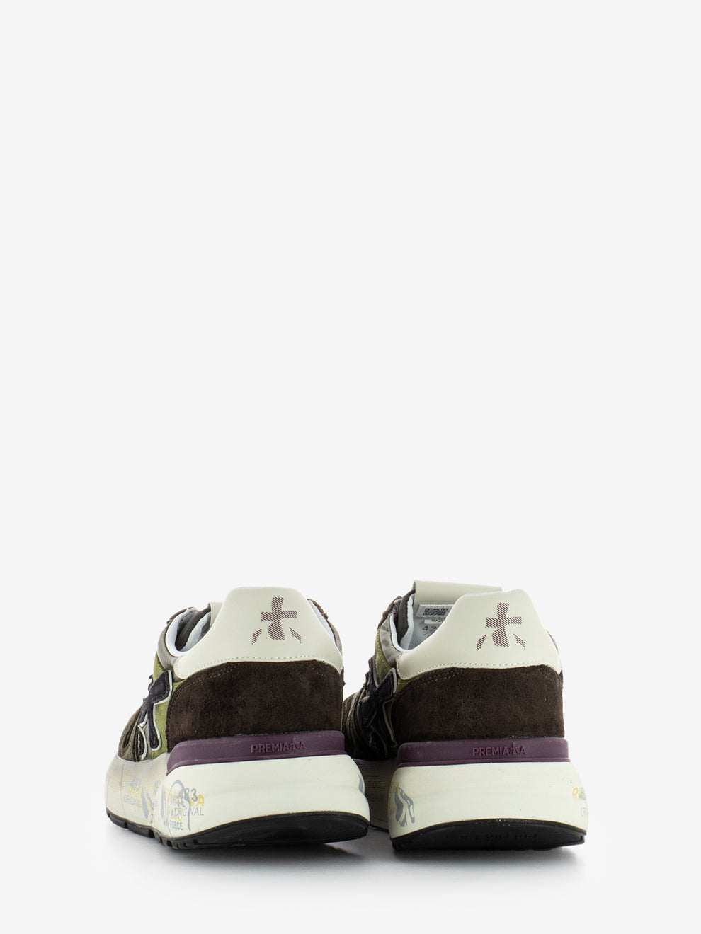 Mick Military green / brown sneakers