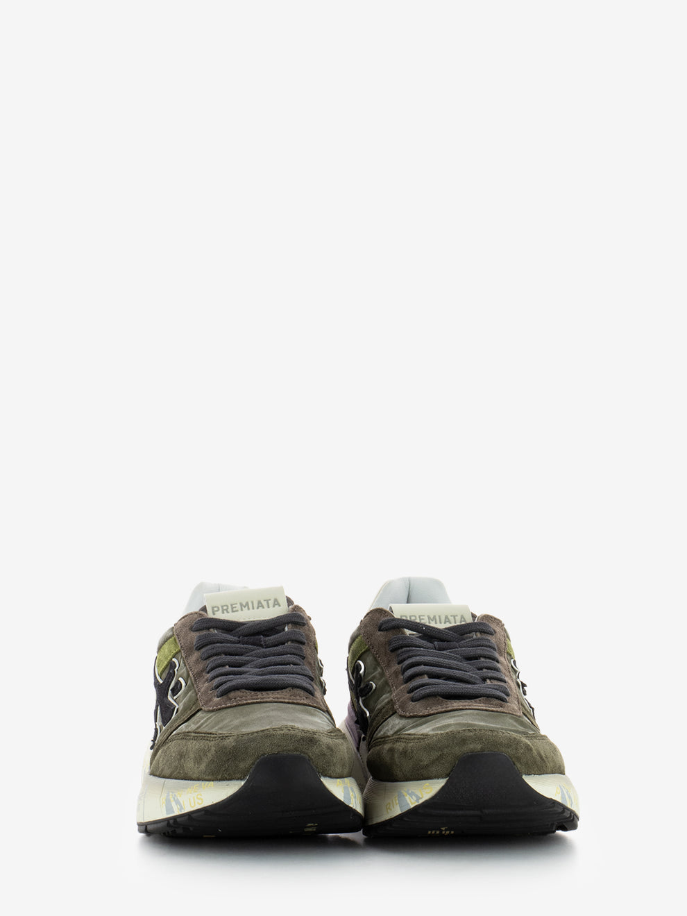 Mick Military green / brown sneakers