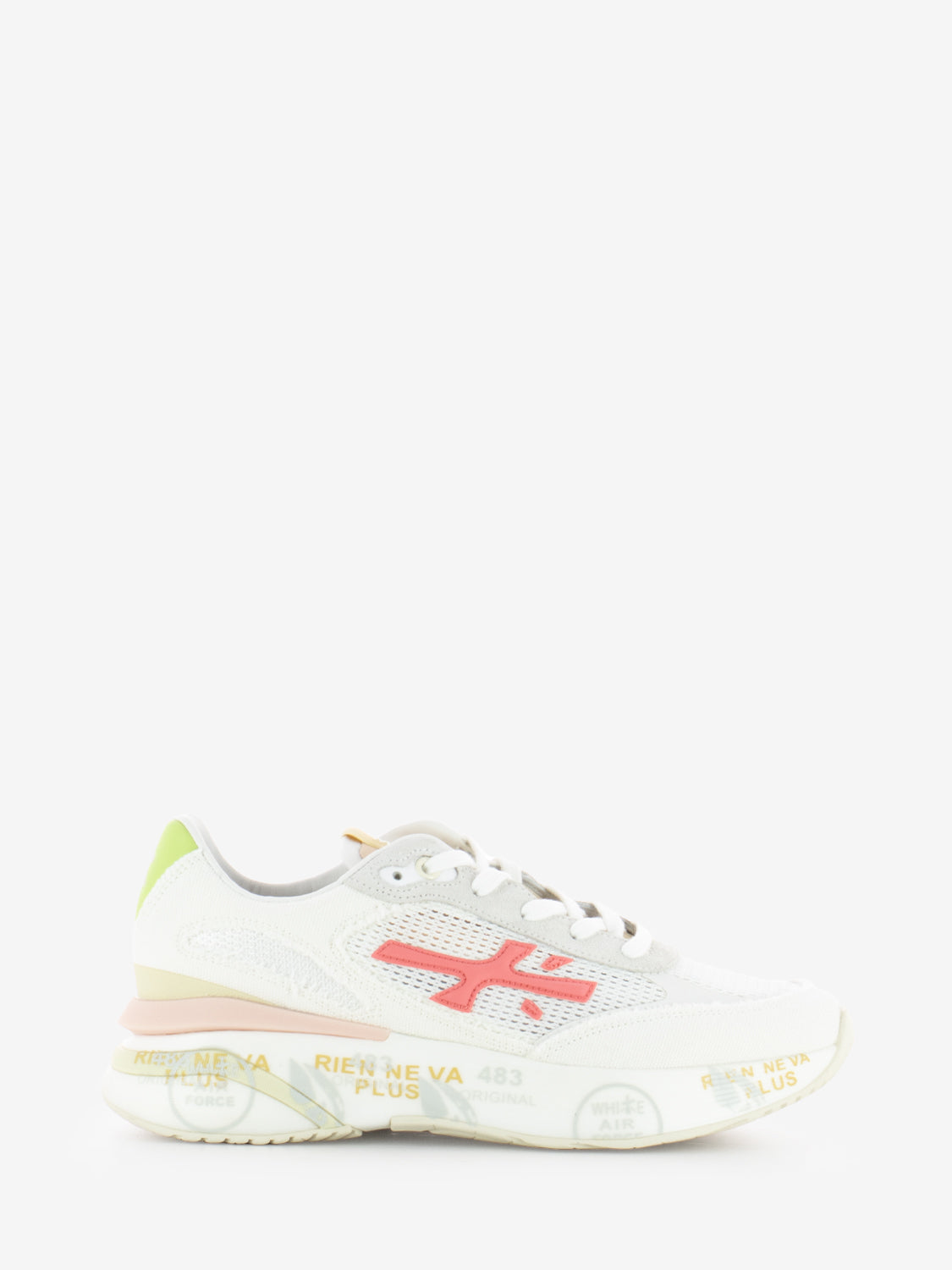 Moe Run 6736 white / pink sneakers