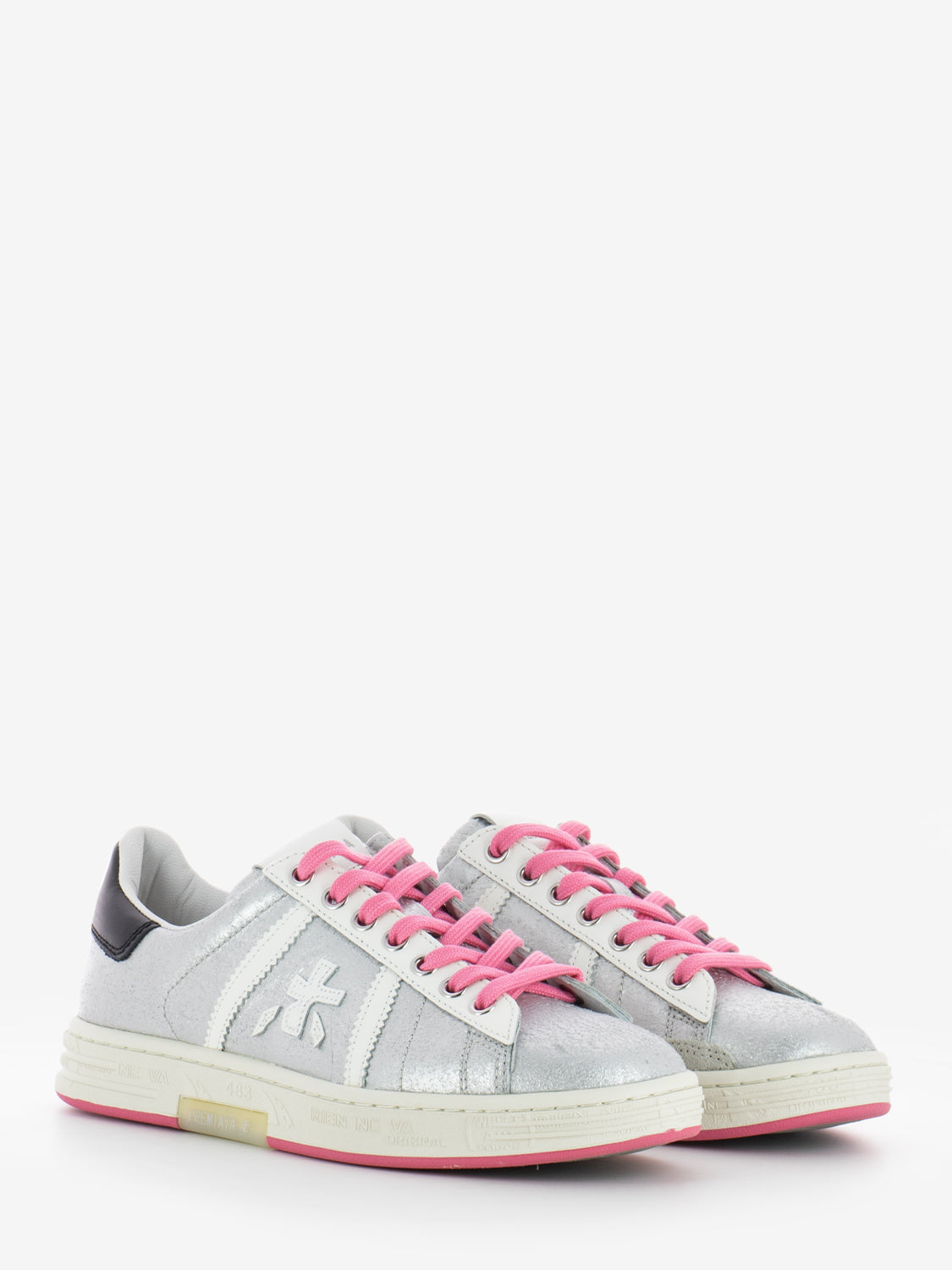 Premiata Russell-D 6508 silver pink sneakers STIMM