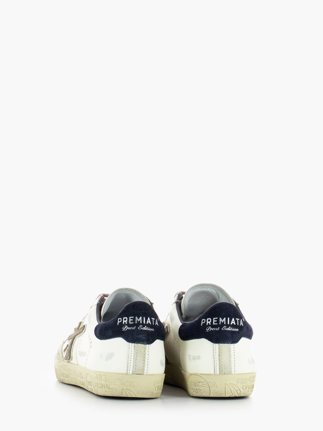 STEVEND OFF WHITE/BLUE SNEAKERS STEVEND_7602