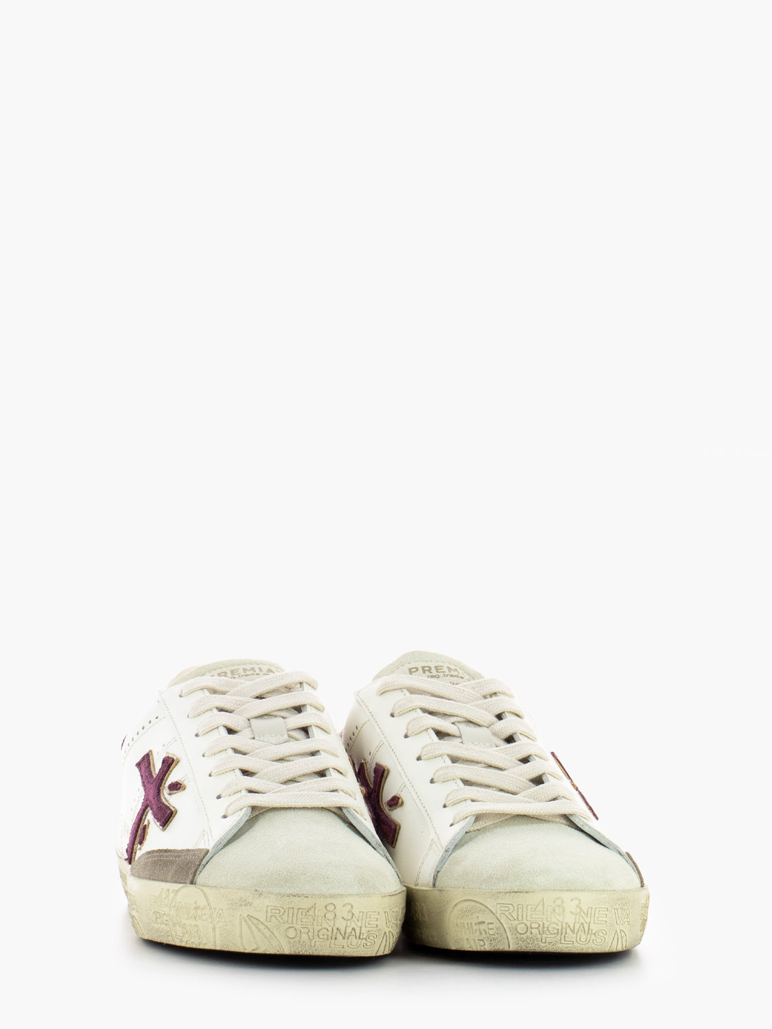 STEVEND OFF WHITE/RED SNEAKERS STEVEND_7604