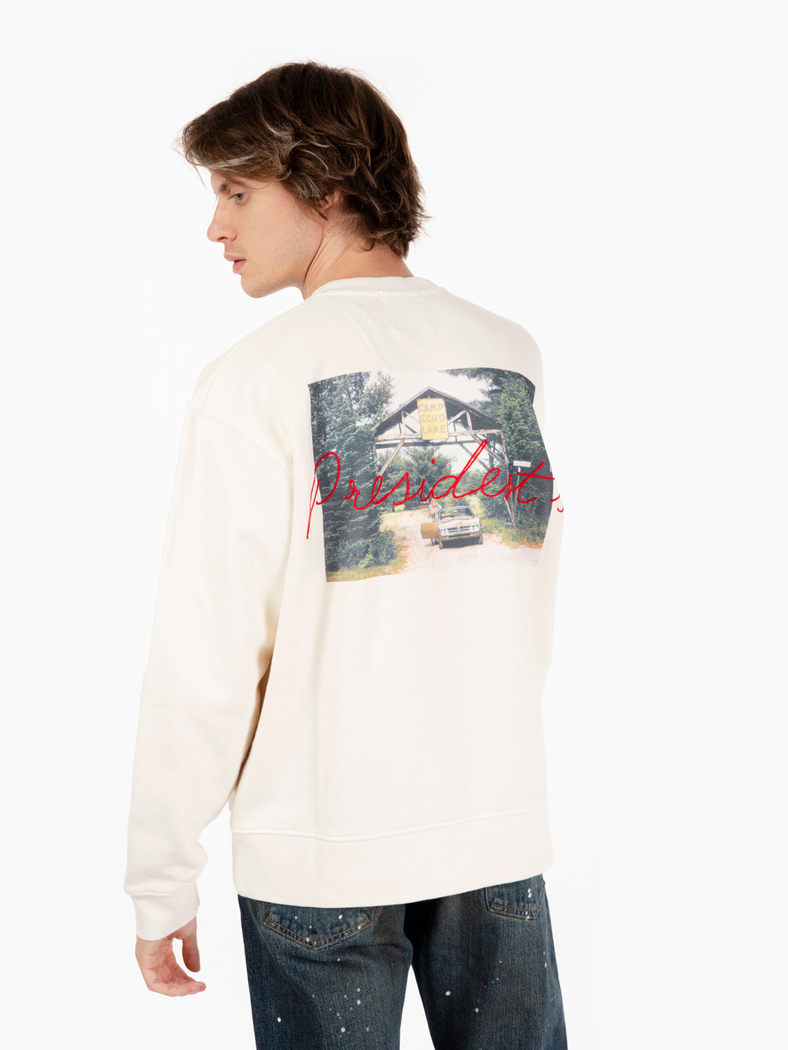 Echo lake ecru sweatshirt