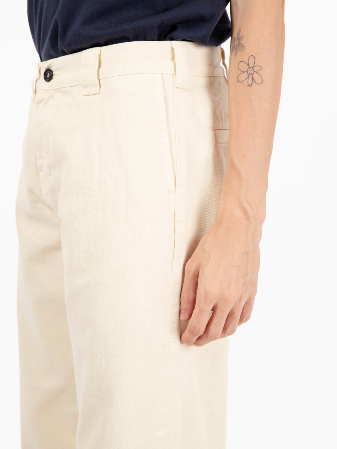 Sammy ecru chino trousers