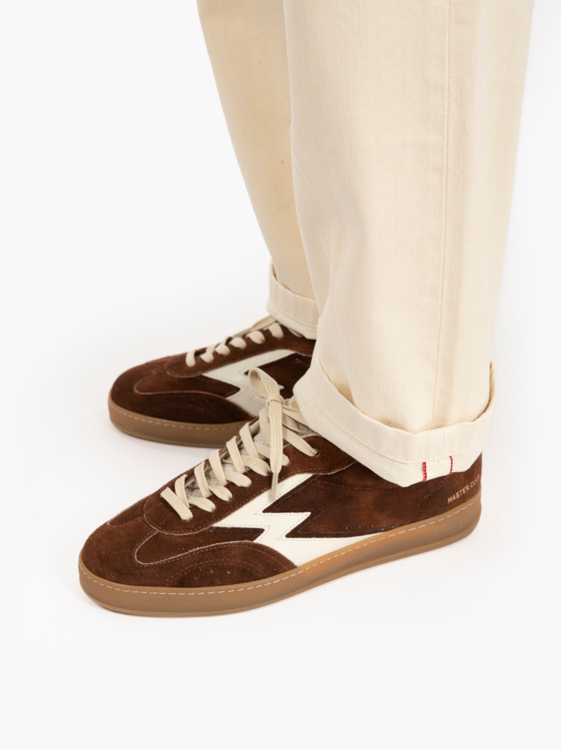 Sammy ecru chino trousers