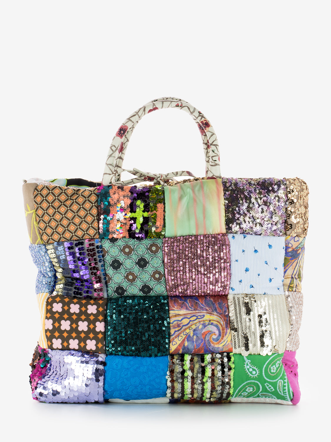 Borsa Patris grande patch multicolor
