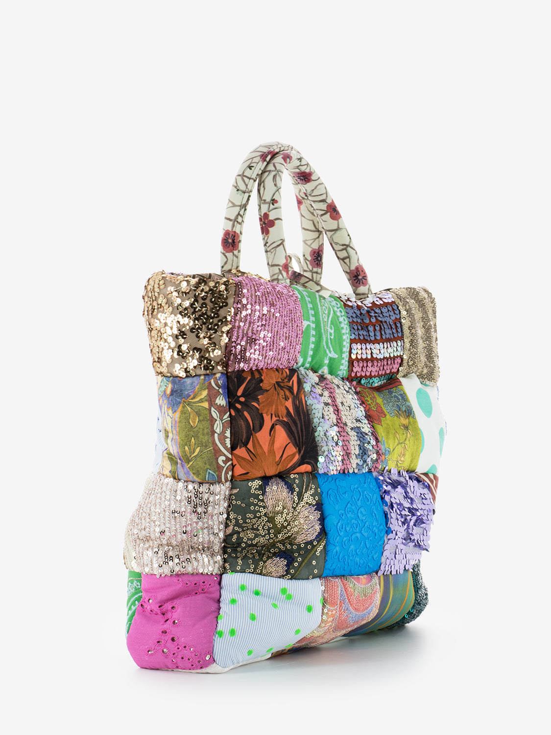Borsa Patris grande patch multicolor