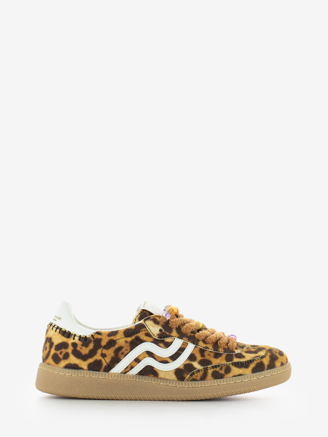 Animal print pony skin effect sneaker