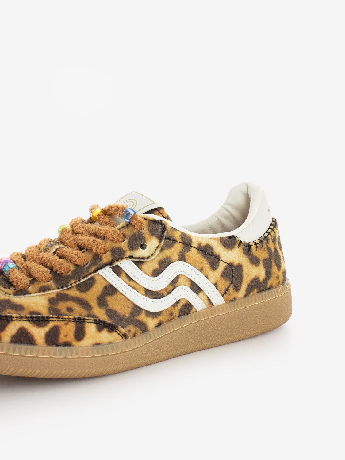 Animal print pony skin effect sneaker