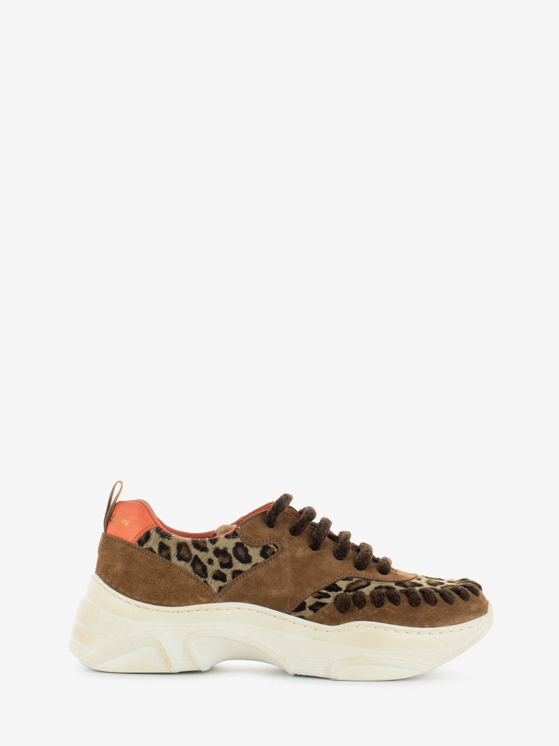 Sneakers Tony Extra cappuccino / animalier