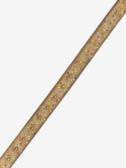 PUNTOVITA - Cintura scamosciata con decori multicolor