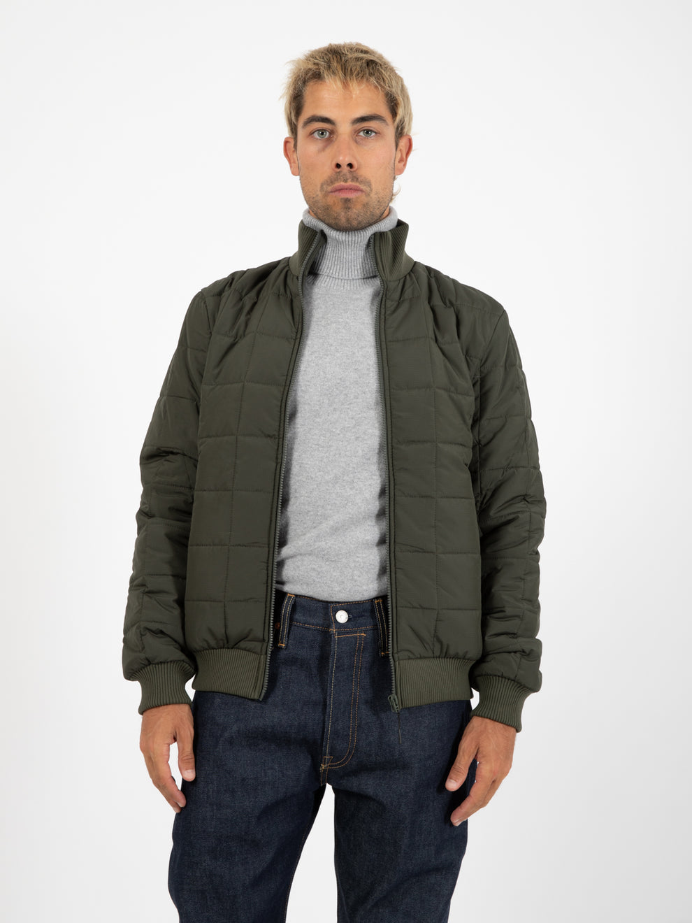 Liner High Neck jacket W1T1 green