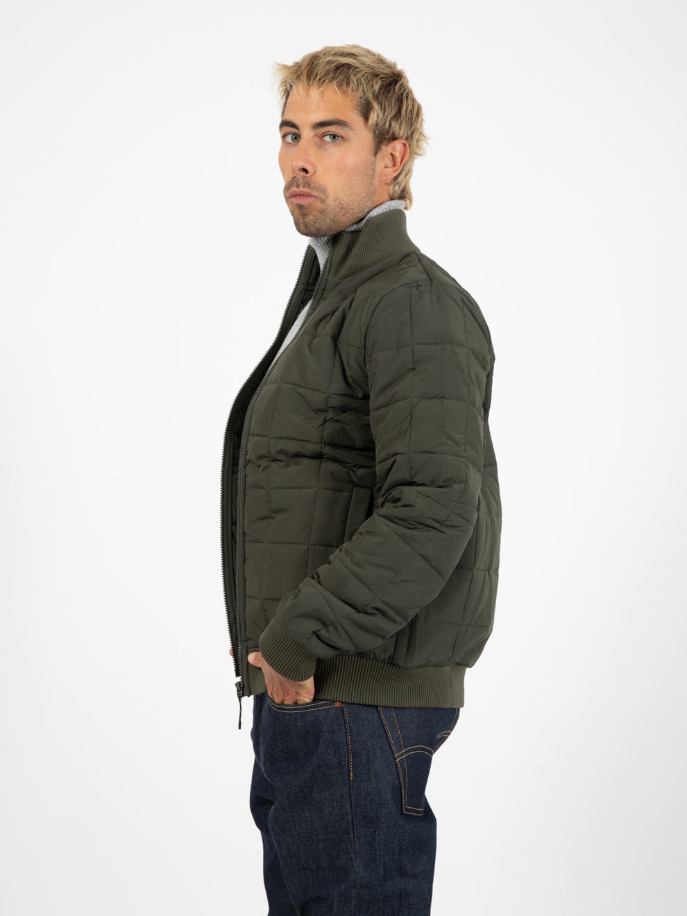 Liner High Neck jacket W1T1 green