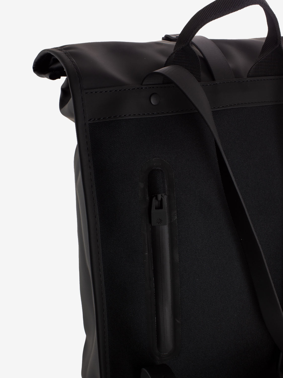 Rolltop rucksack mini black
