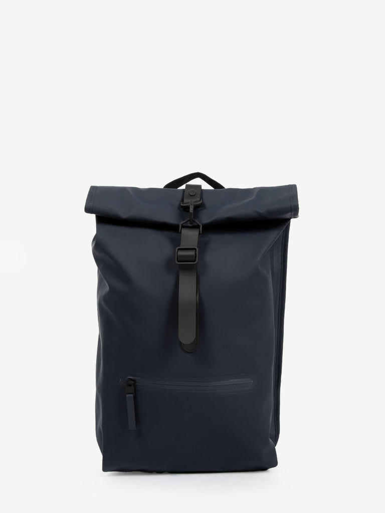 RAINS - Rolltop rucksack W3 navy