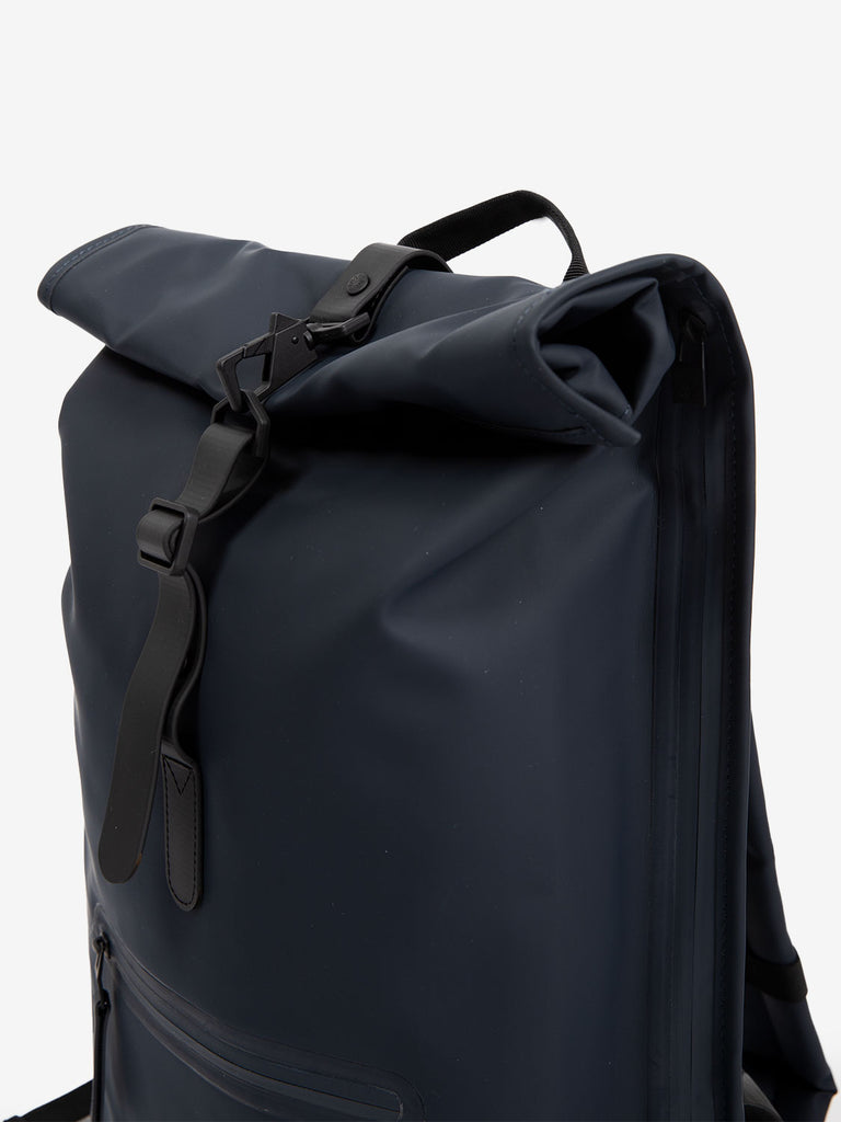 RAINS - Rolltop rucksack W3 navy