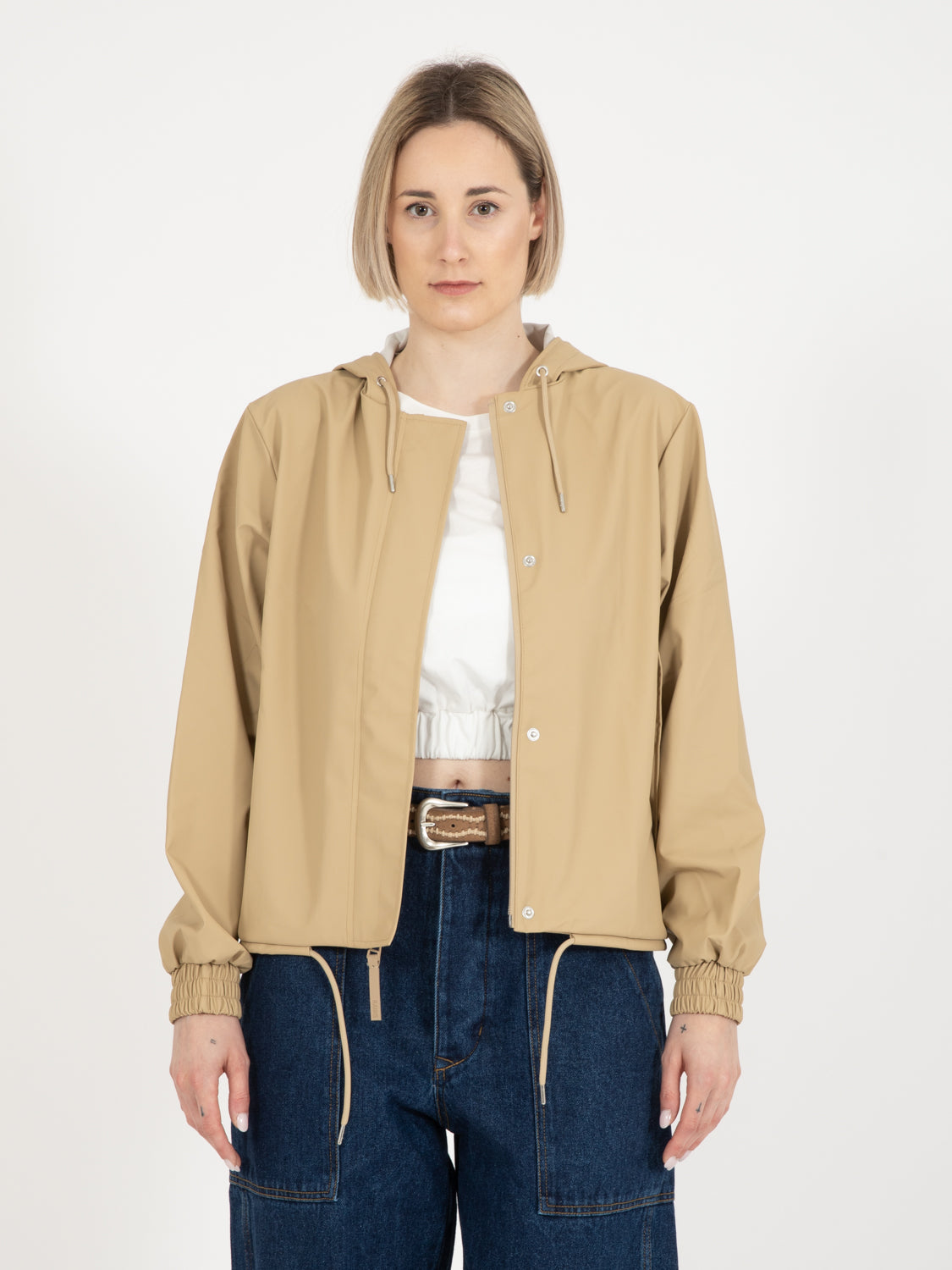 String W Jacket sand