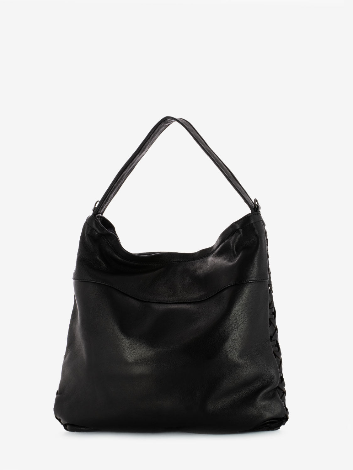 Black Braided Shopper Ring