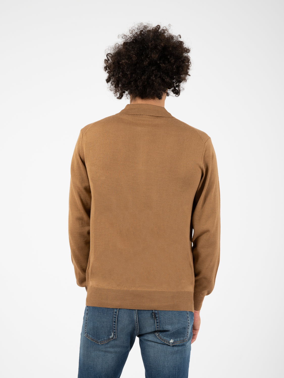 Polo Daimen Marrone cammello