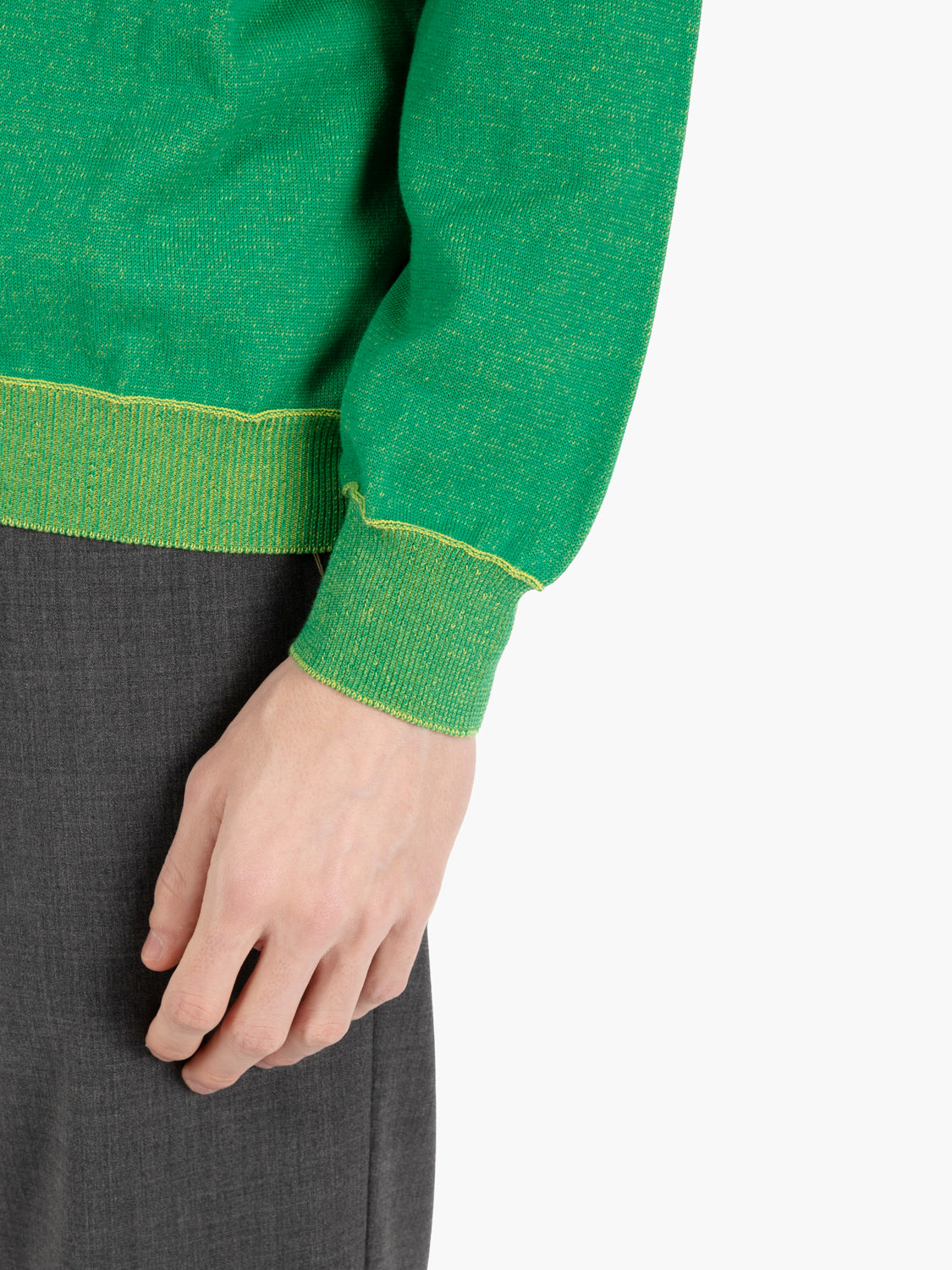 Maglia girocollo vanisè verde