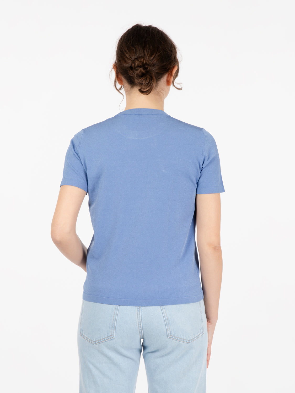 Maglia maniche corte azzurra