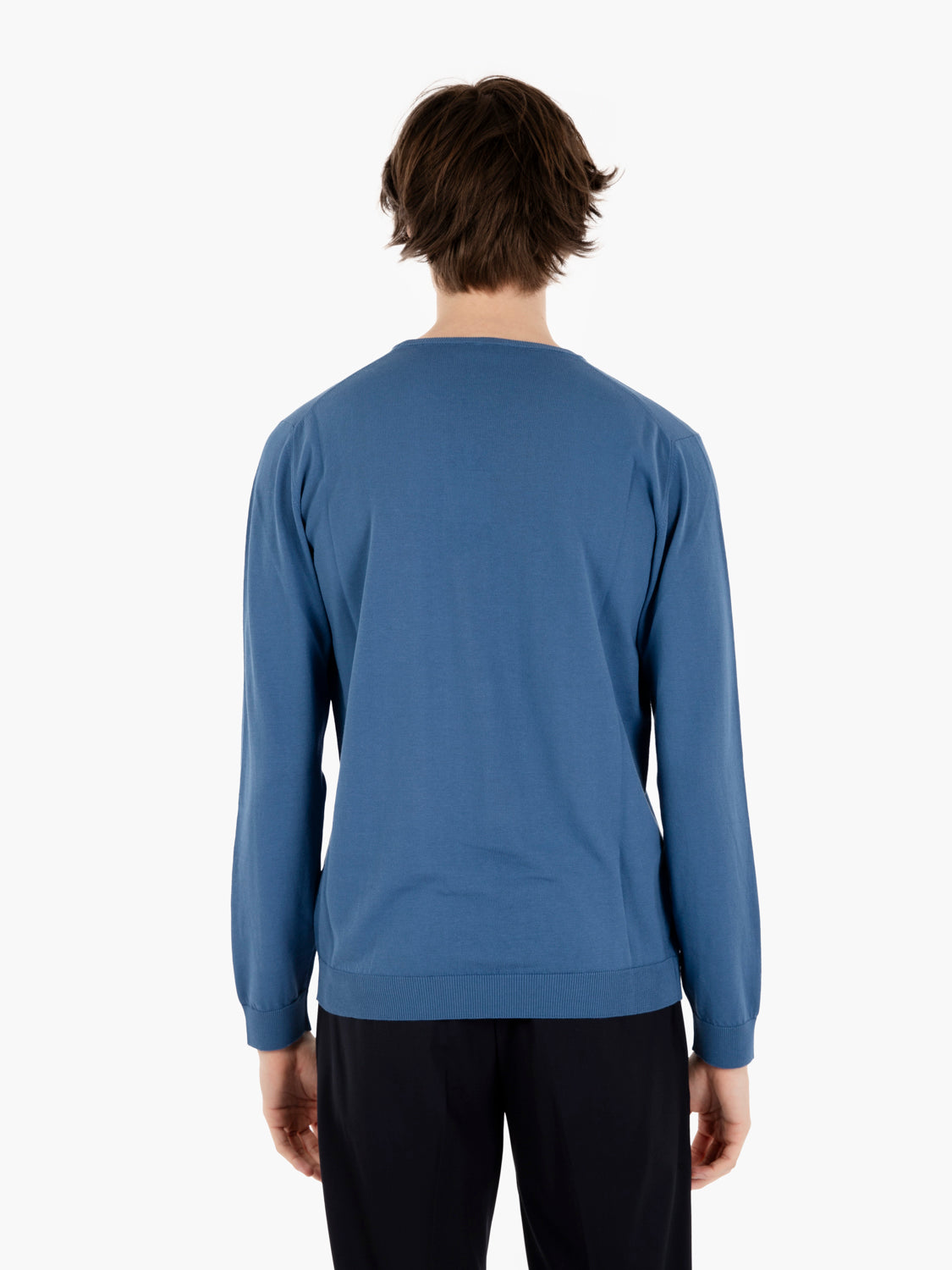 Maglione girocollo indigo