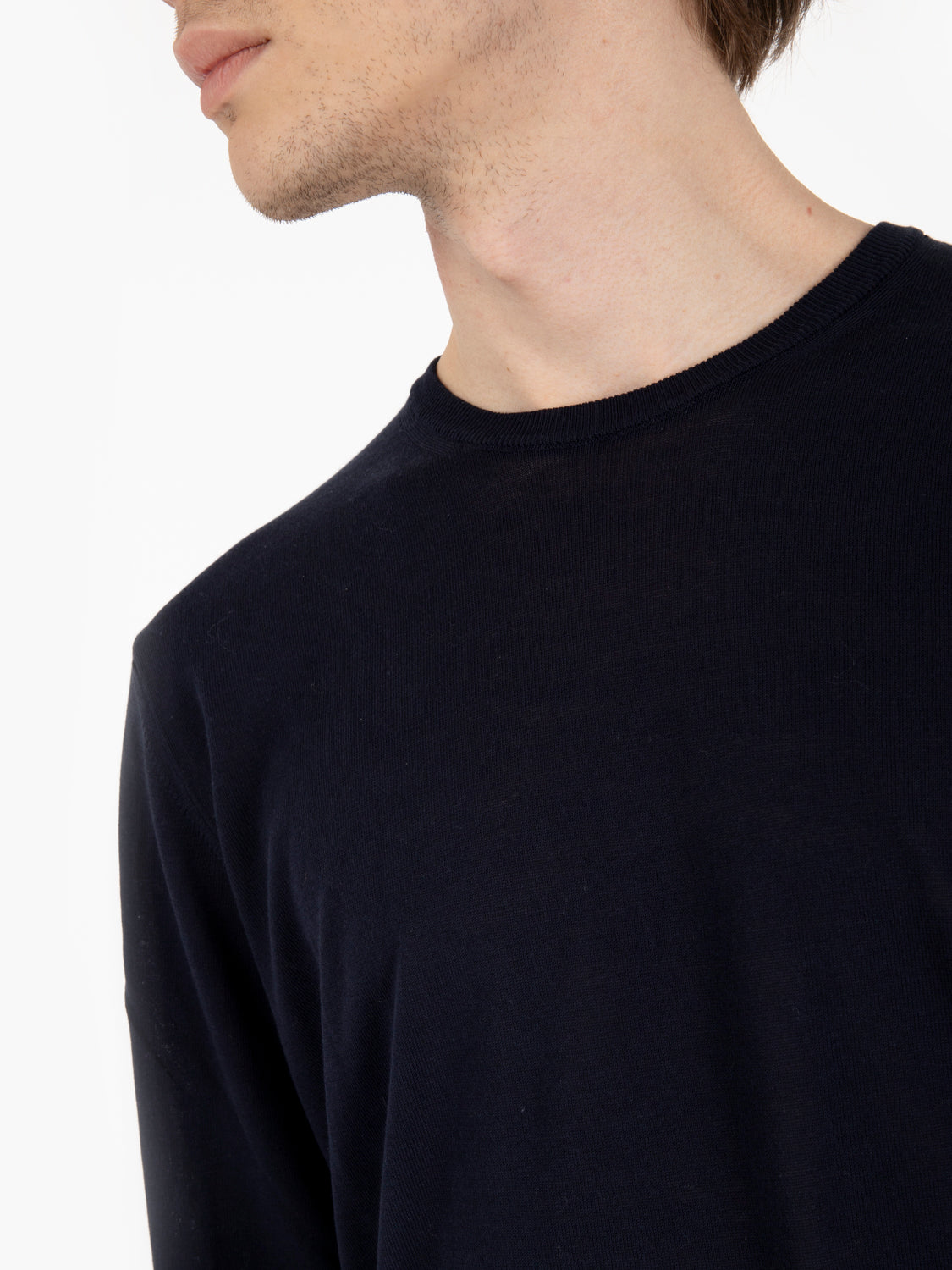 Maglione girocollo navy