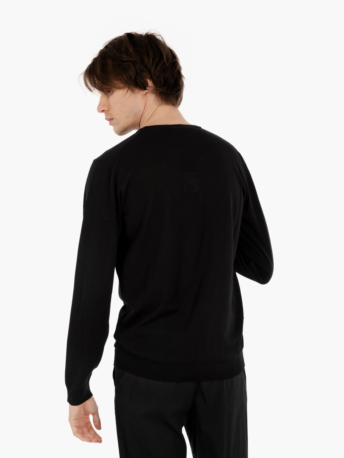 Maglione girocollo nero