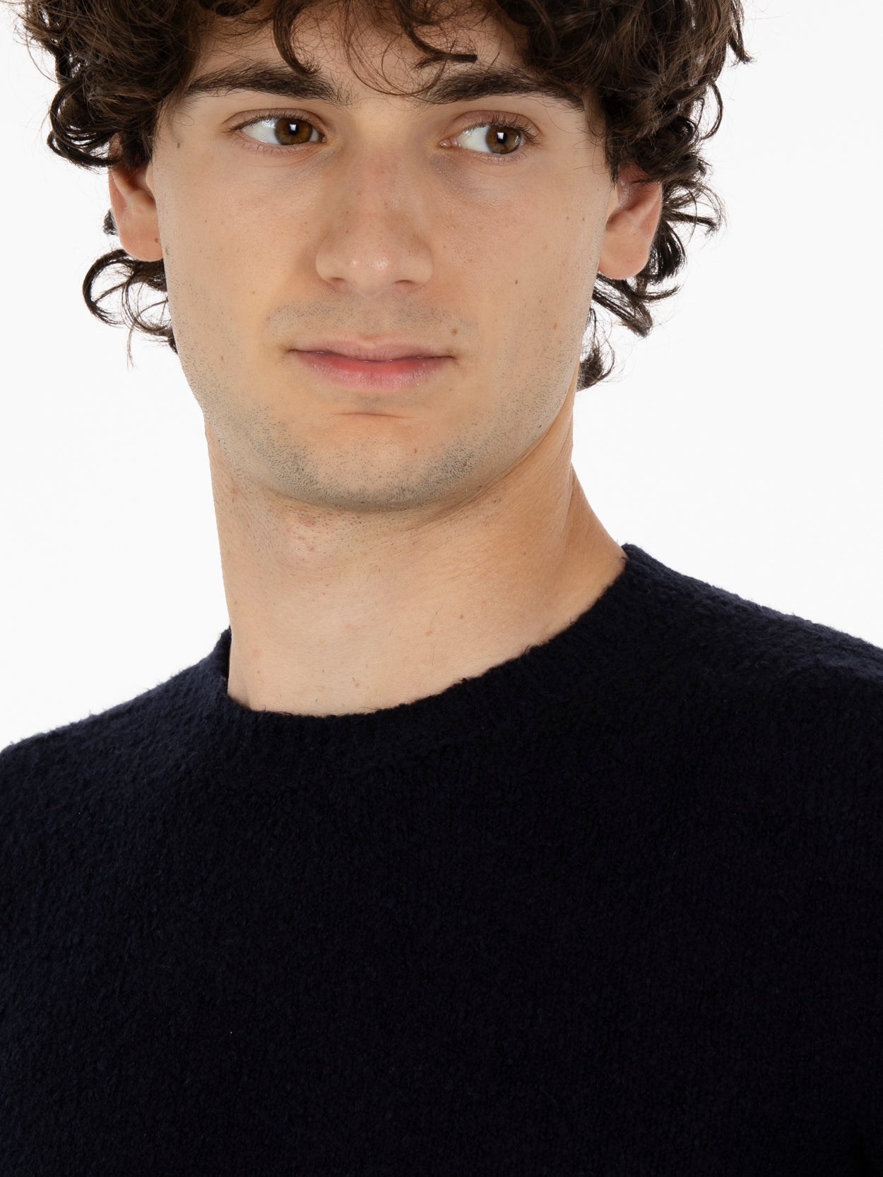 Maglione in misto cotone navy