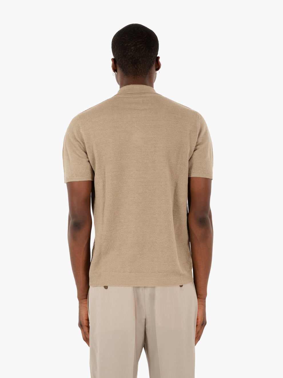 Sand piquet polo
