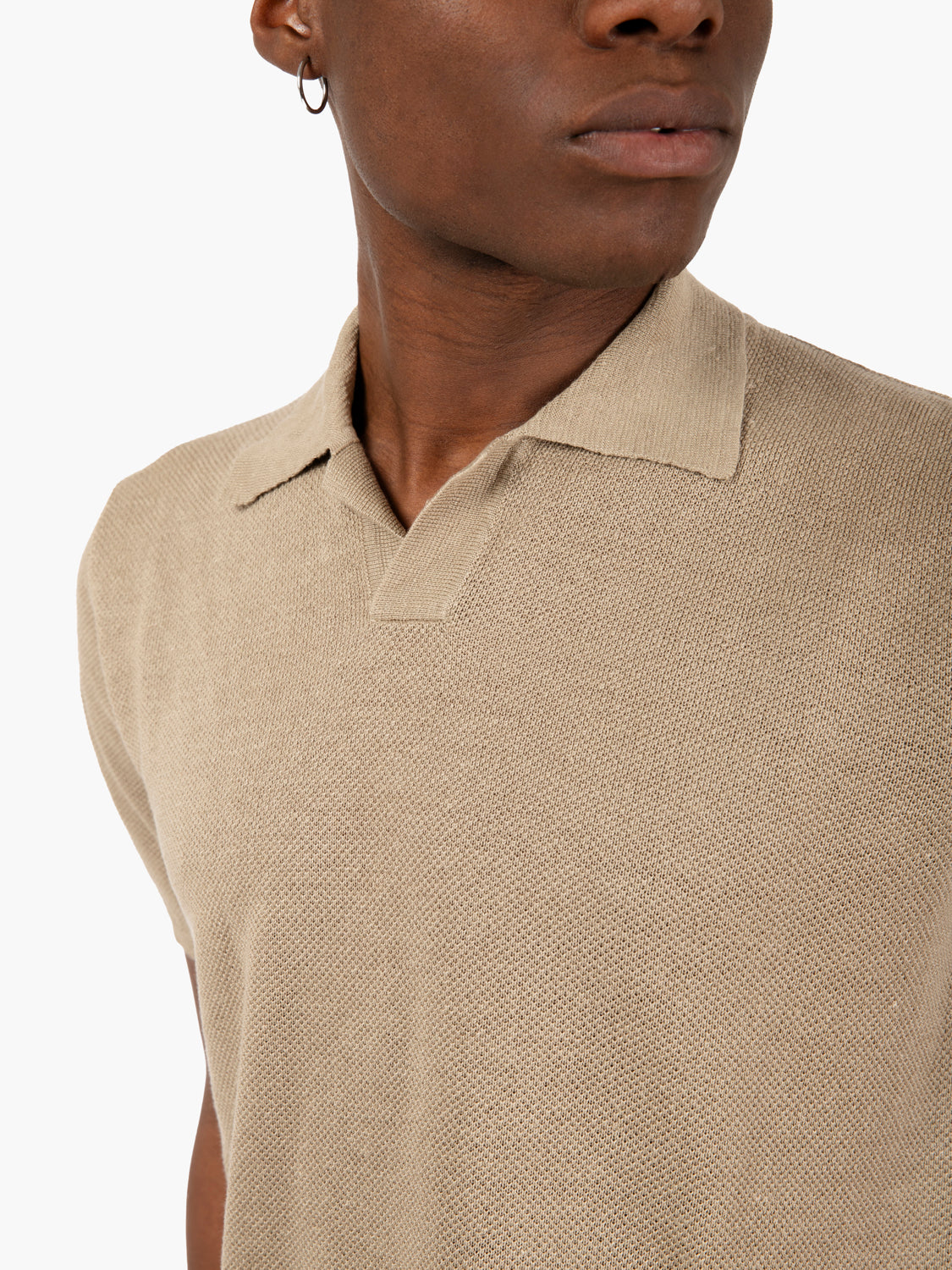 Sand piquet polo