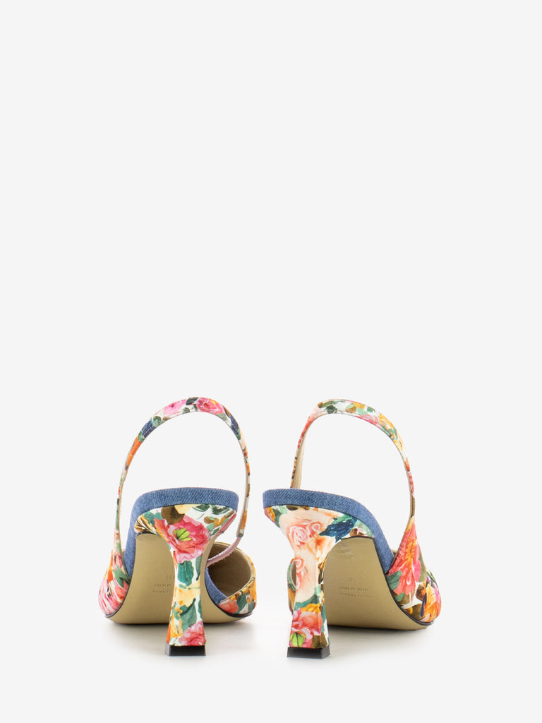 ROBERTO FESTA MILANO - Slingback Cestro stampa a fiore