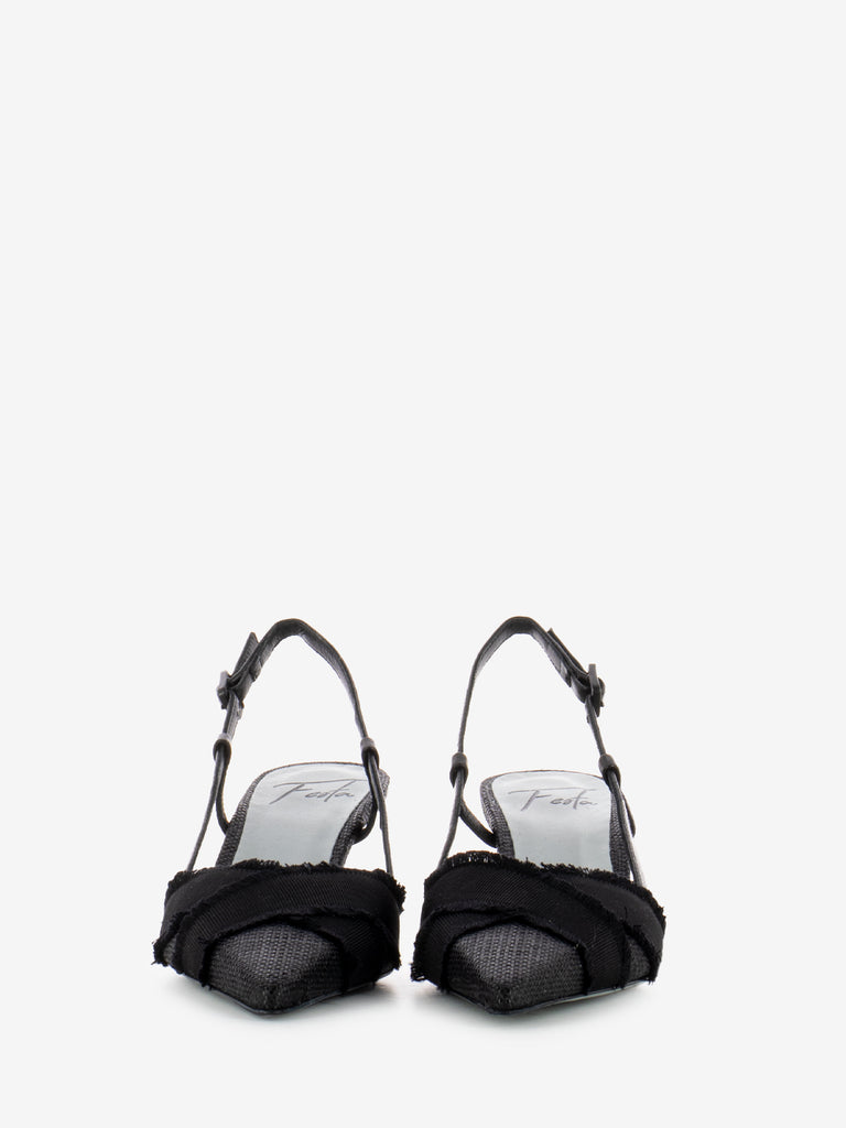 ROBERTO FESTA MILANO - Slingback Girasole black