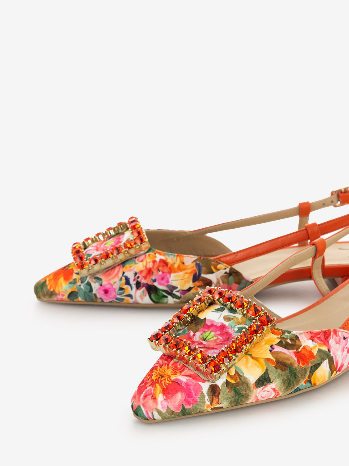 Slingback Lavender Flower Print