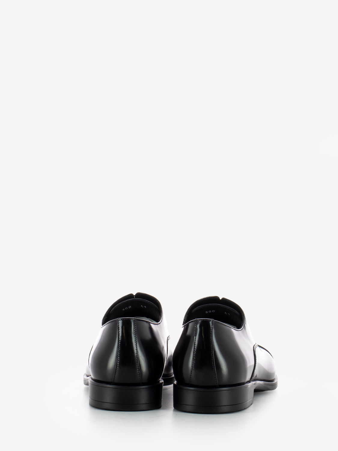 Scarpa derby allacciata nero