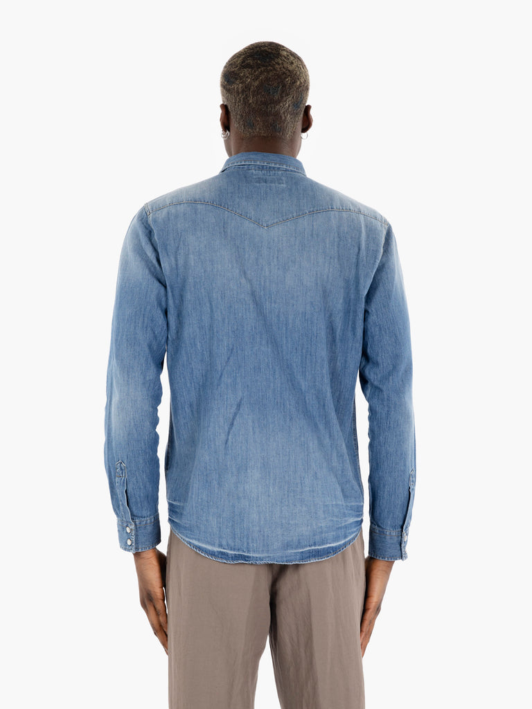 ROY ROGER'S - Camicia in denim texana Koh Samui denim