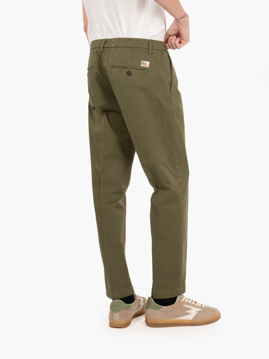 Chino pant Conduit army green