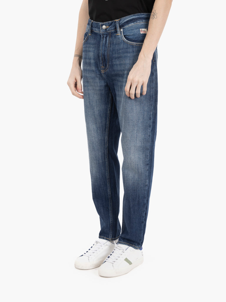 ROY ROGER'S - Jeans carrot fit timeless denim blu