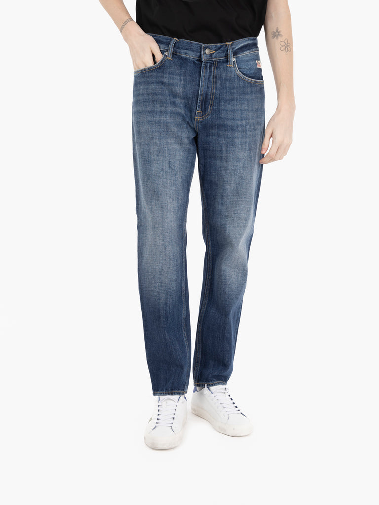 ROY ROGER'S - Jeans carrot fit timeless denim blu