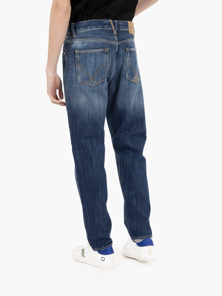 ROY ROGER'S - Jeans carrot fit timeless denim blu