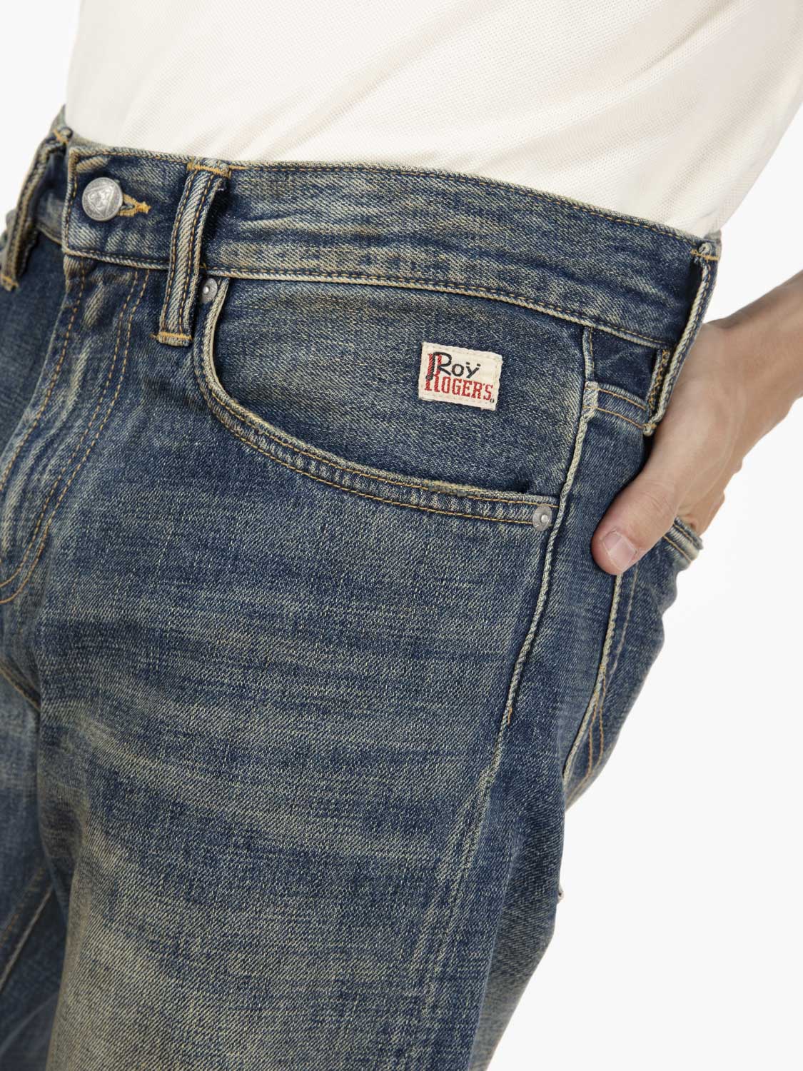 Jeans cult wide Re-Search evans blue