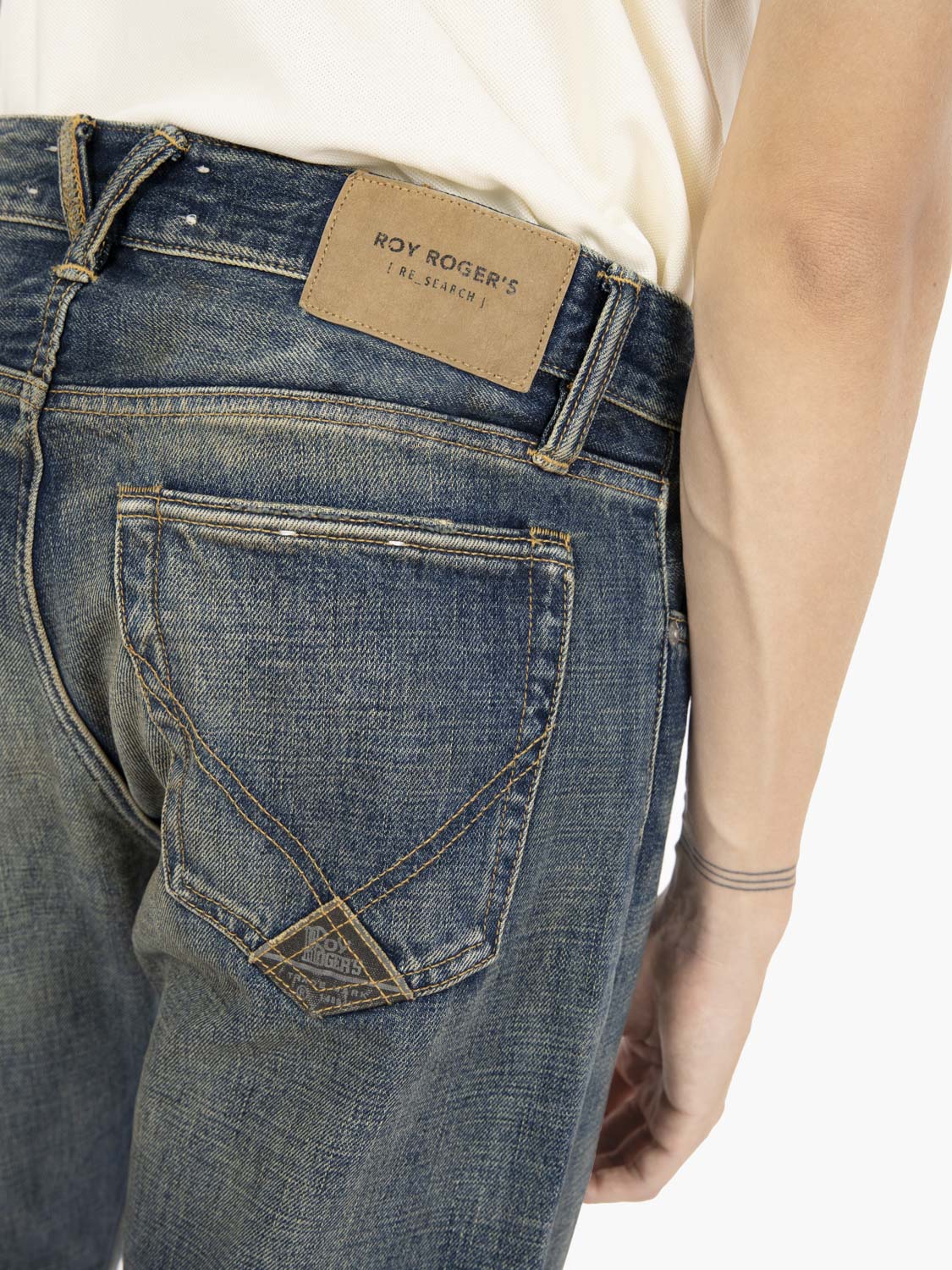 Jeans cult wide Re-Search evans blue