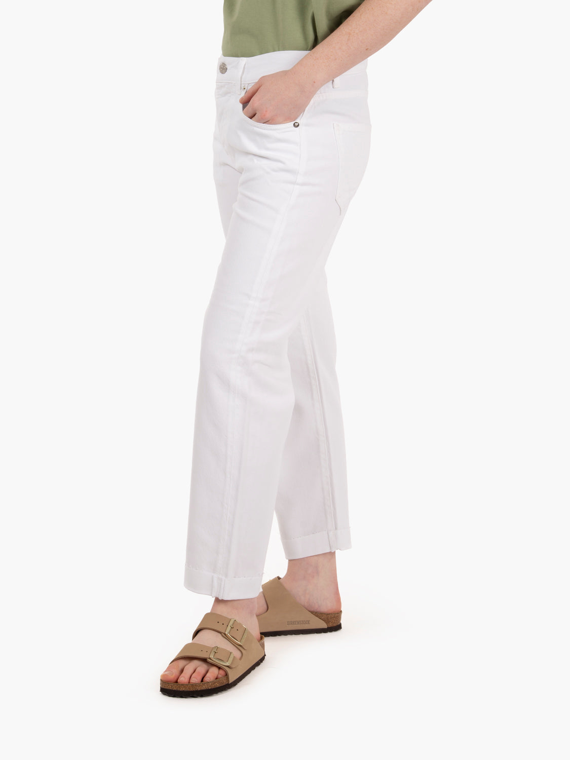 Jeans New Oscar reverse bianco