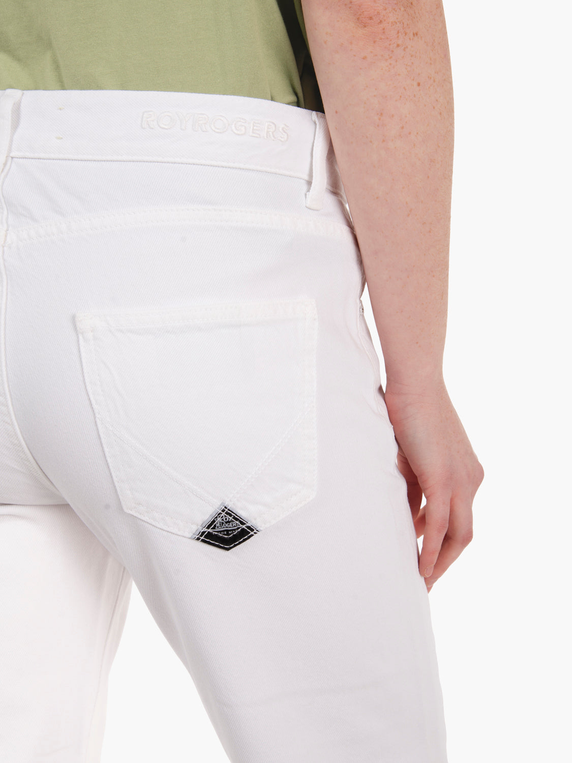 Jeans New Oscar reverse bianco